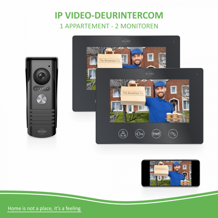 elro IP Wifi Deurintercom met 2 monitoren (DV50) elro IP Wifi Deurintercom met 2 monitoren (DV50)