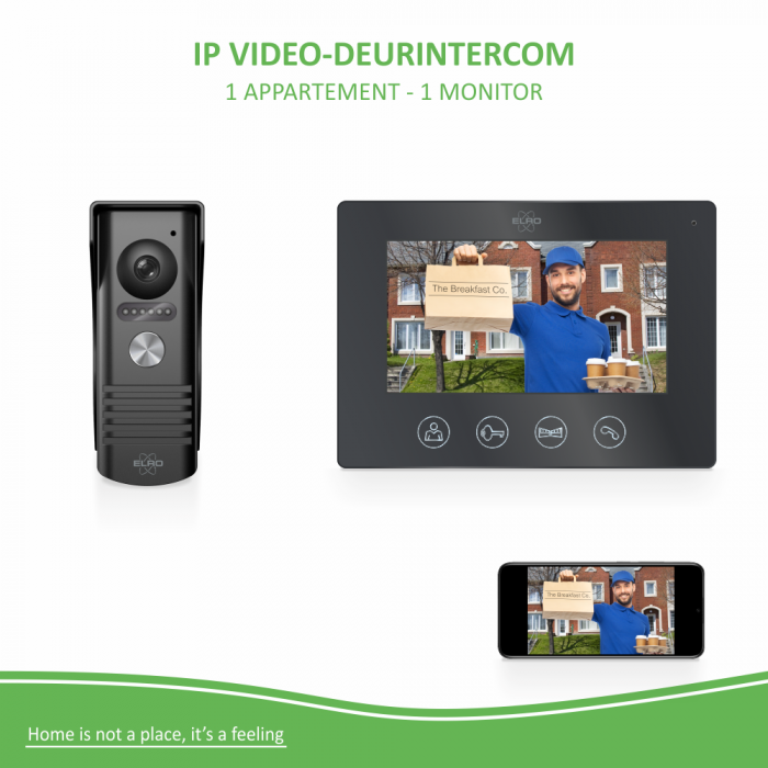 elro IP Wifi Deurintercom met 7” monitor (DV50) elro IP Wifi Deurintercom met 7” monitor (DV50)