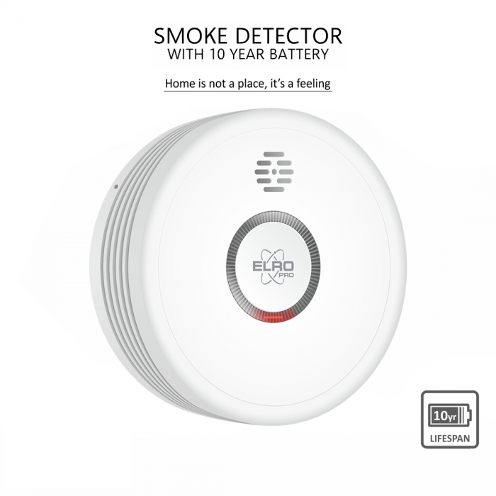 elro ELRO Pro Design rookmelder met automatische zelftest en 10 jaar batterij (PS4910)