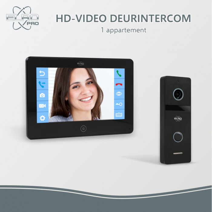 elro ELRO PRO - Full HD Video Deur Intercom Systeem (PV40) elro ELRO PRO - Full HD Video Deur Intercom Systeem (PV40)