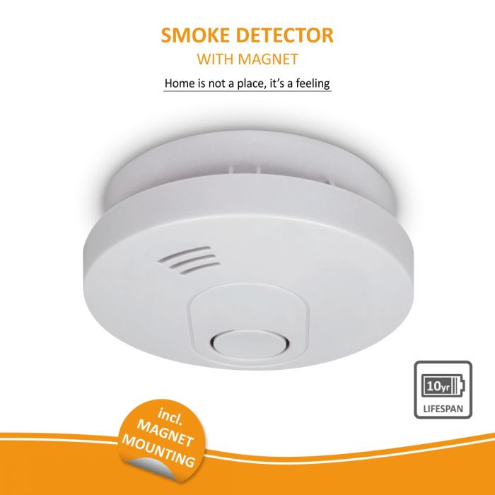 elro Rookmelder met 10 Jaar Batterij en Magneet Montage (FS1510M)