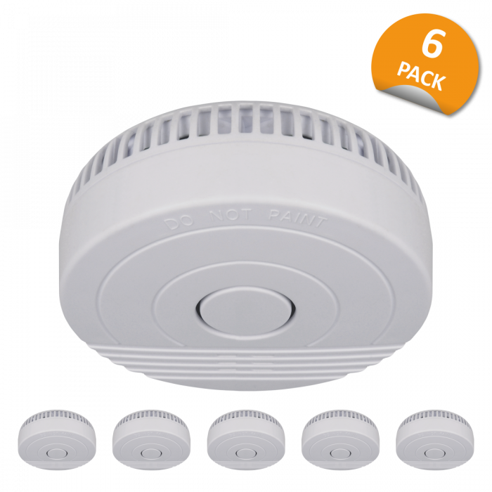 elro Rookmelder met Magneet Montage - 5 Jaar Batterij - 6 Pack (FS1805M)