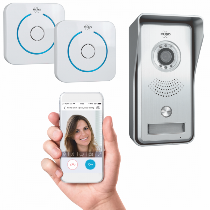 elro Wifi IP Video Deurbel – Met 2x draadloze deurgong (DVC040IP2) elro Wifi IP Video Deurbel – Met 2x draadloze deurgong (DVC040IP2)