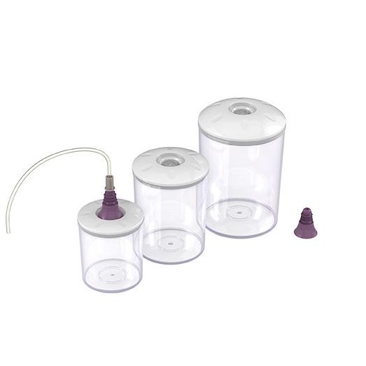 espressions Bewaarbussen set 0 75L + 1 5L + 3L + flesstop