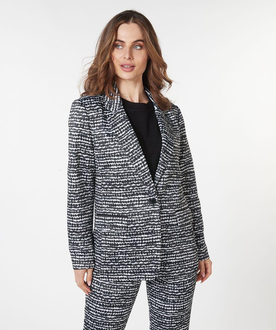 Esqualo Blazer Graphic Illusion