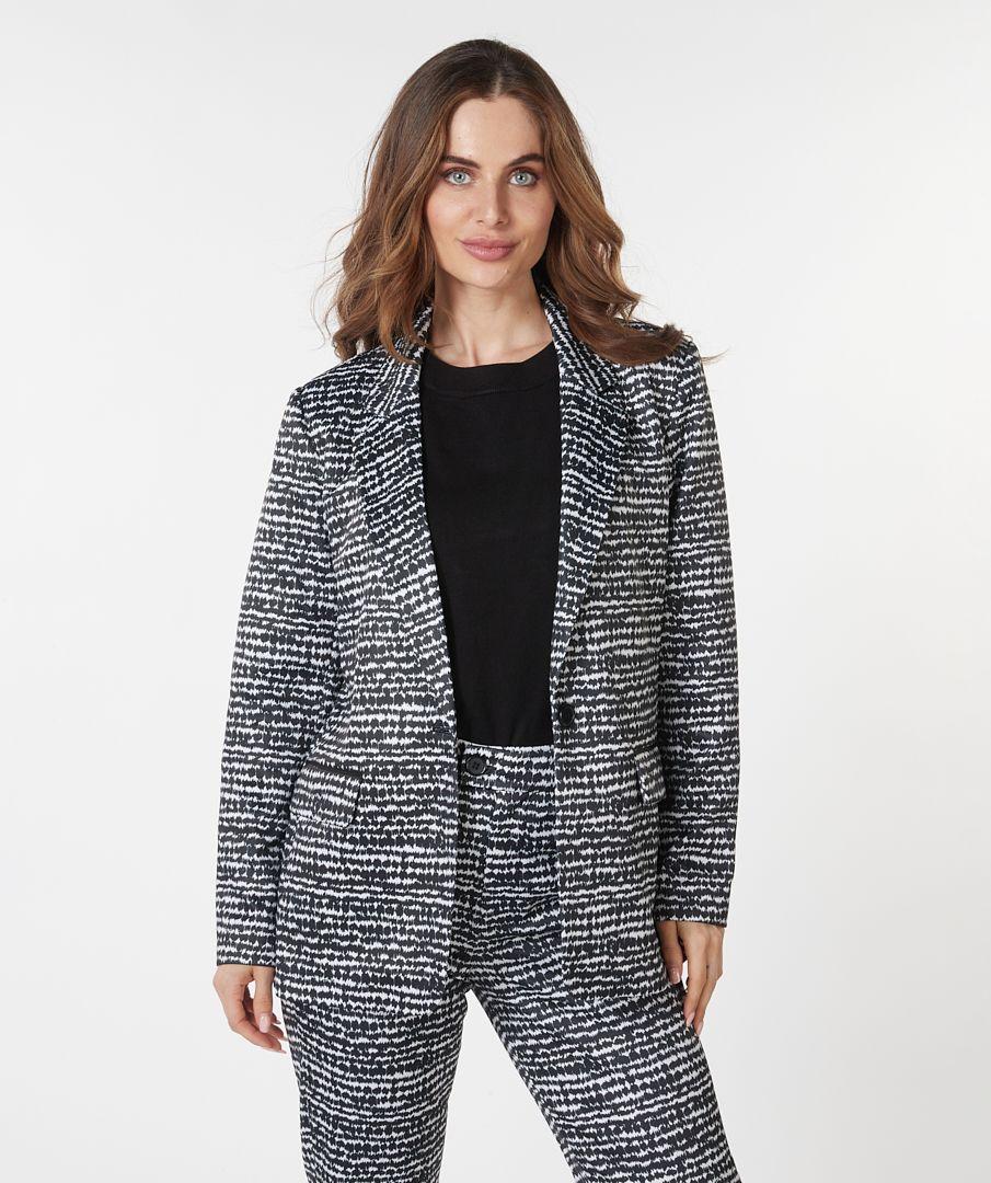 Esqualo Blazer Graphic Illusion