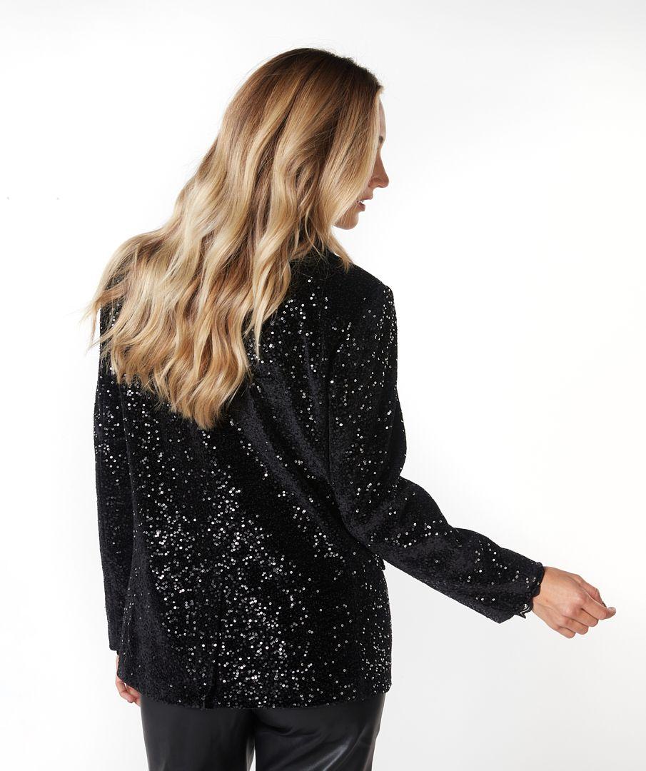 Esqualo Blazer Velvet Sequins