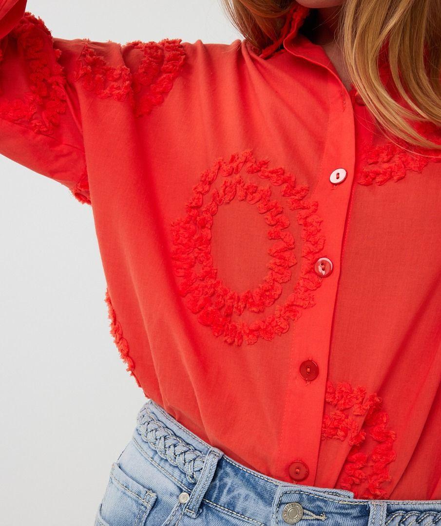 Esqualo Blouse 3D Circled