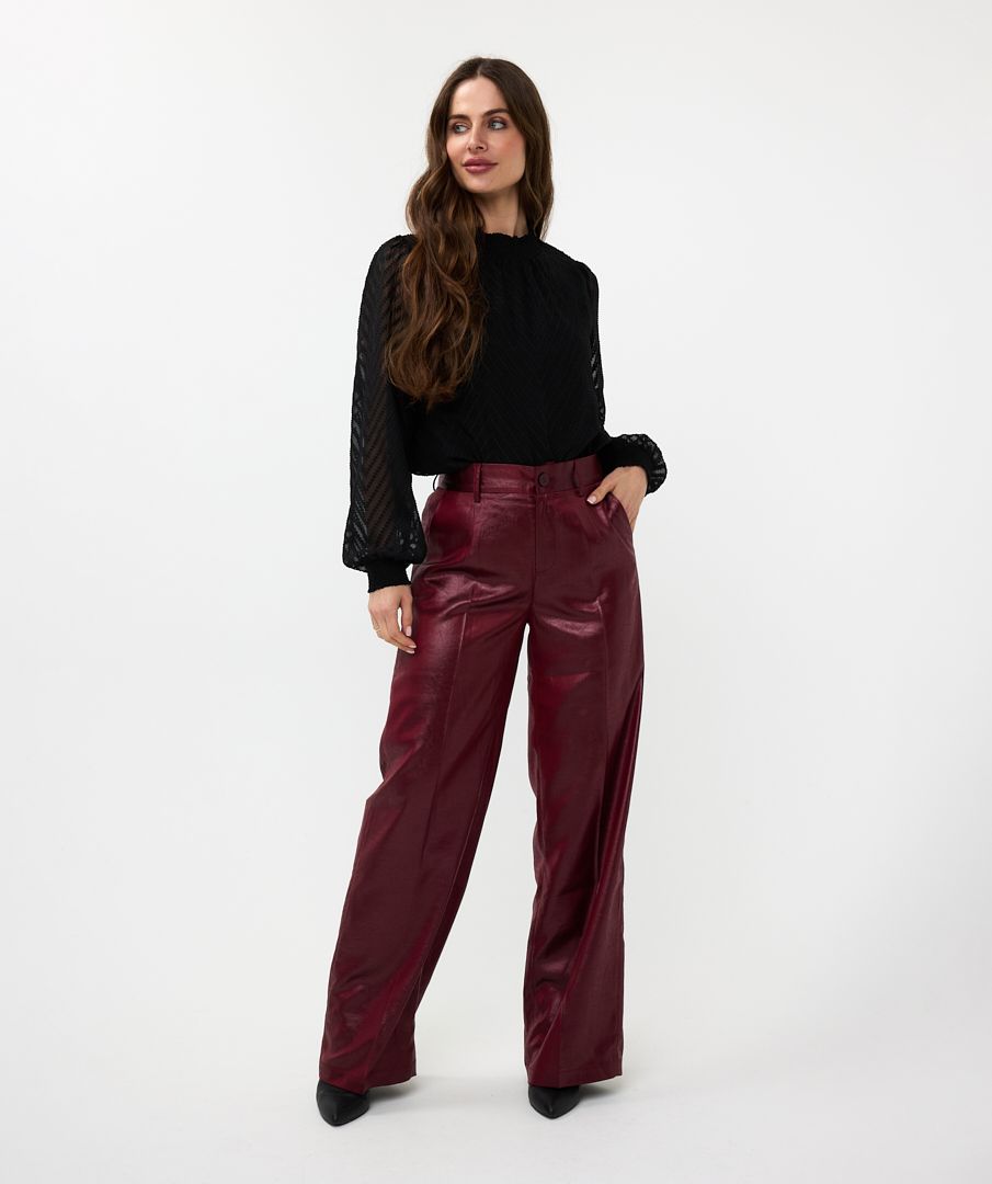 Esqualo Blouse Allover Zigzag Plumetis