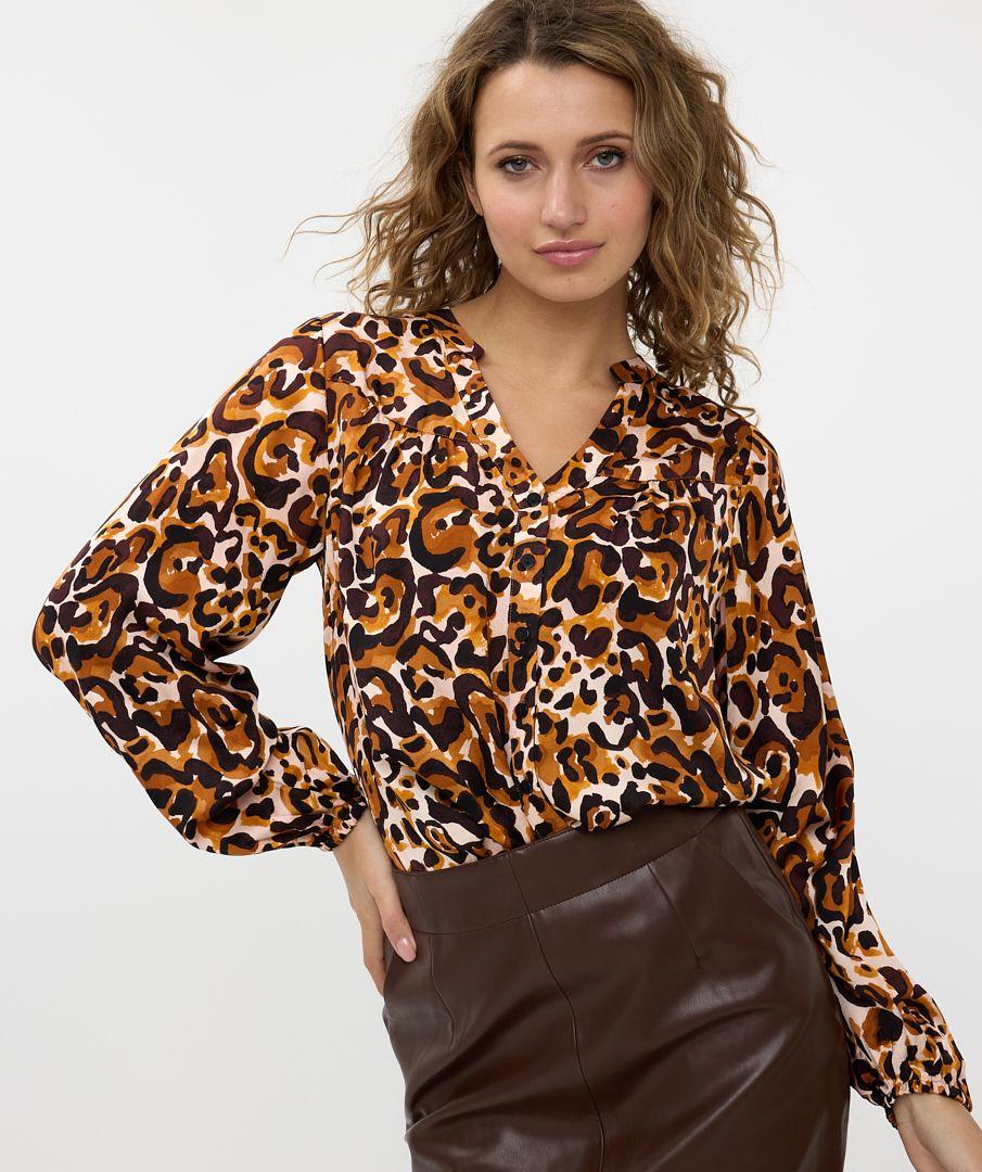 Esqualo Blouse Animal Land