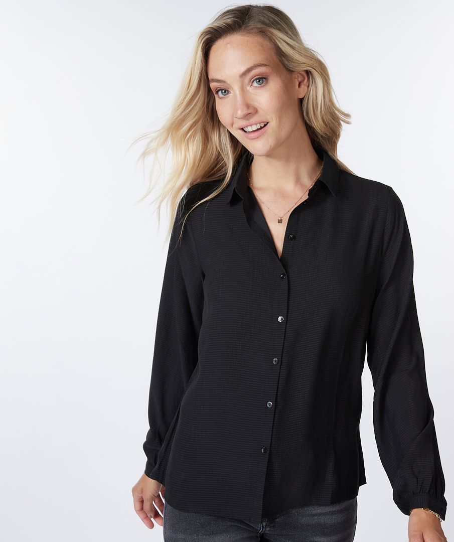 esqualo Blouse basic structured fabric