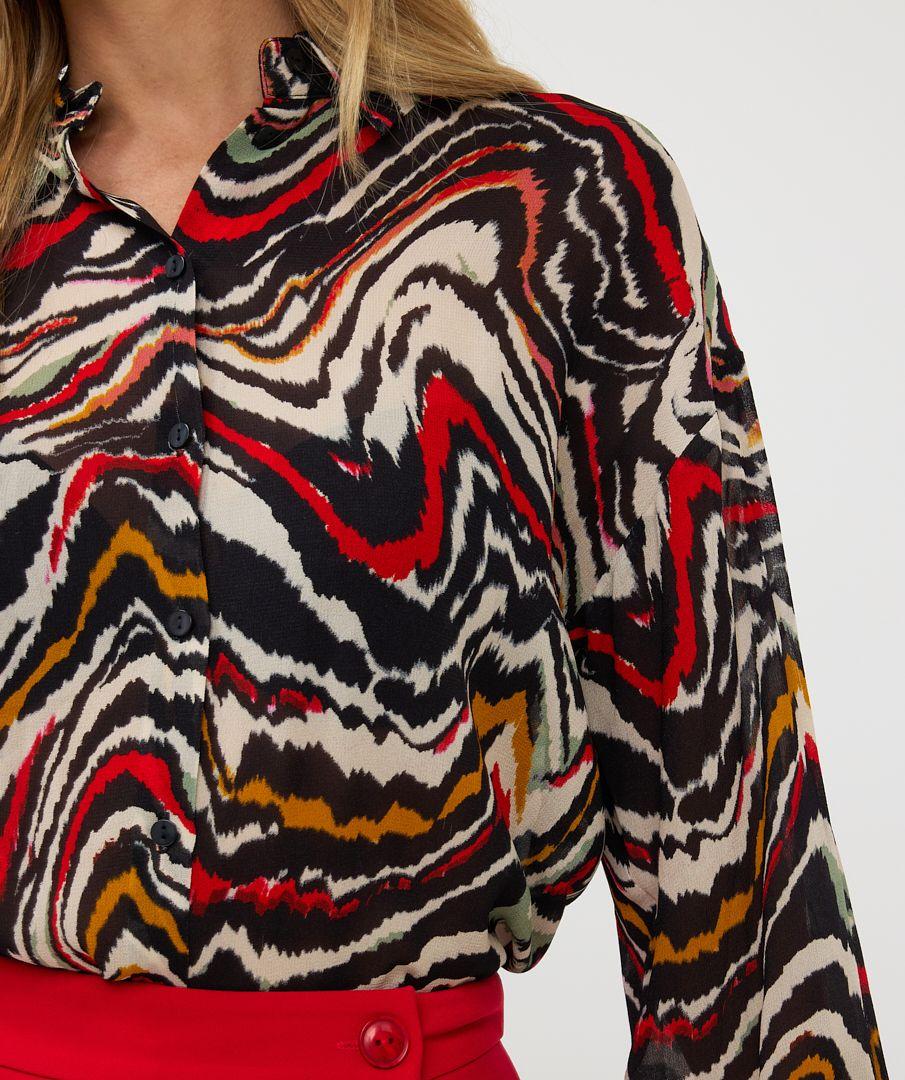 Esqualo Blouse Basic Waves