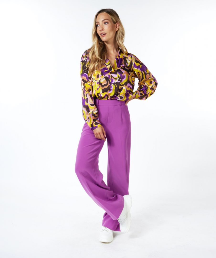 Esqualo Blouse Collar Fancy Earth