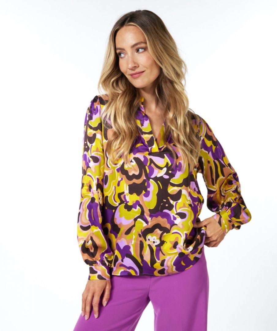 esqualo Blouse collar fancy earth