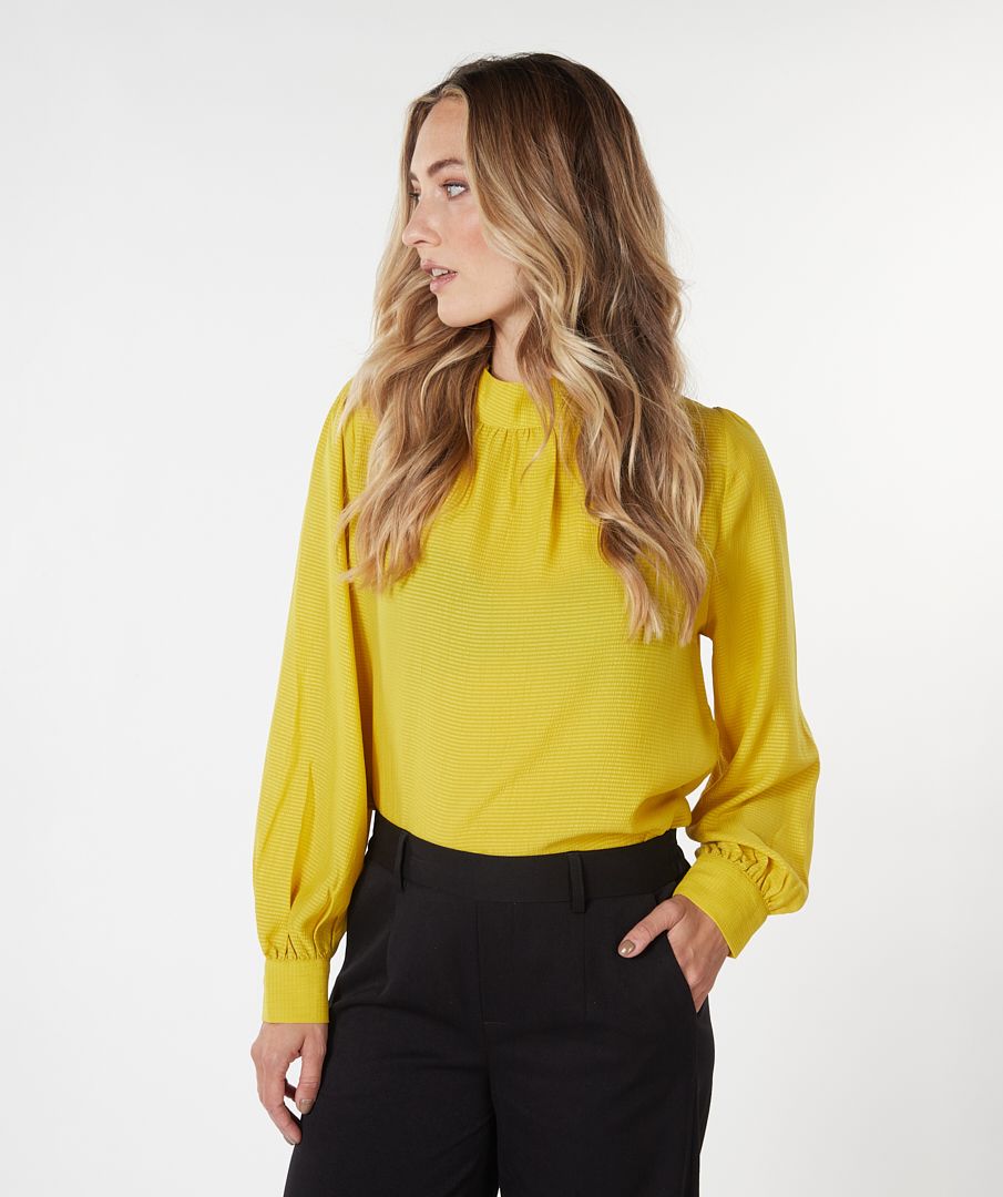 esqualo Blouse collar gathering