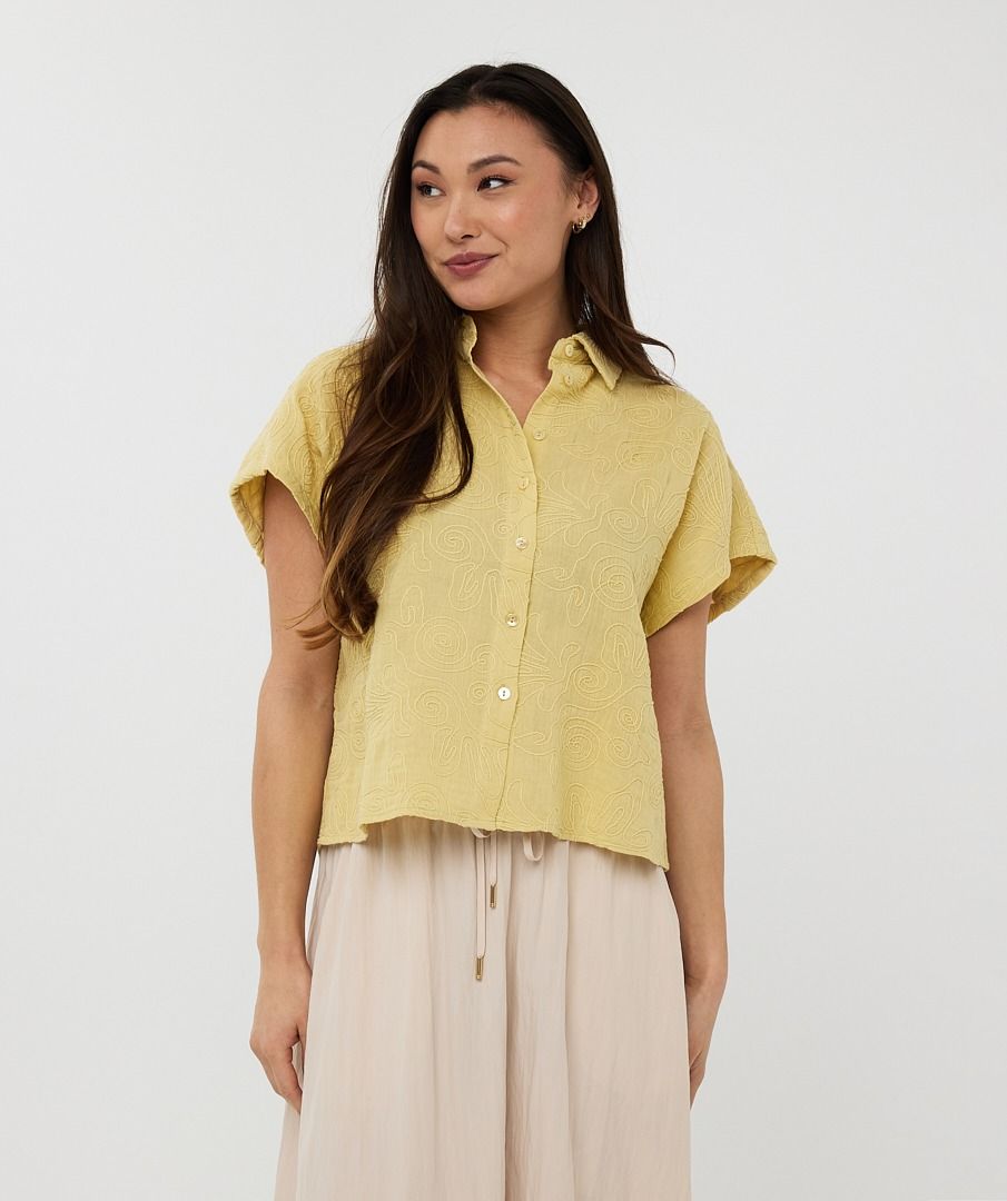 Esqualo Blouse Cropped 3D