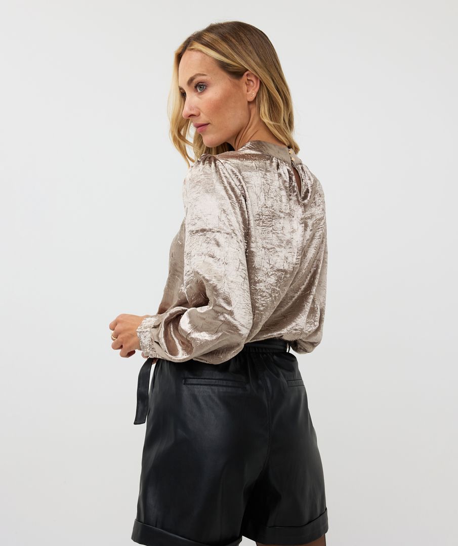 Esqualo Blouse Crushed Satin