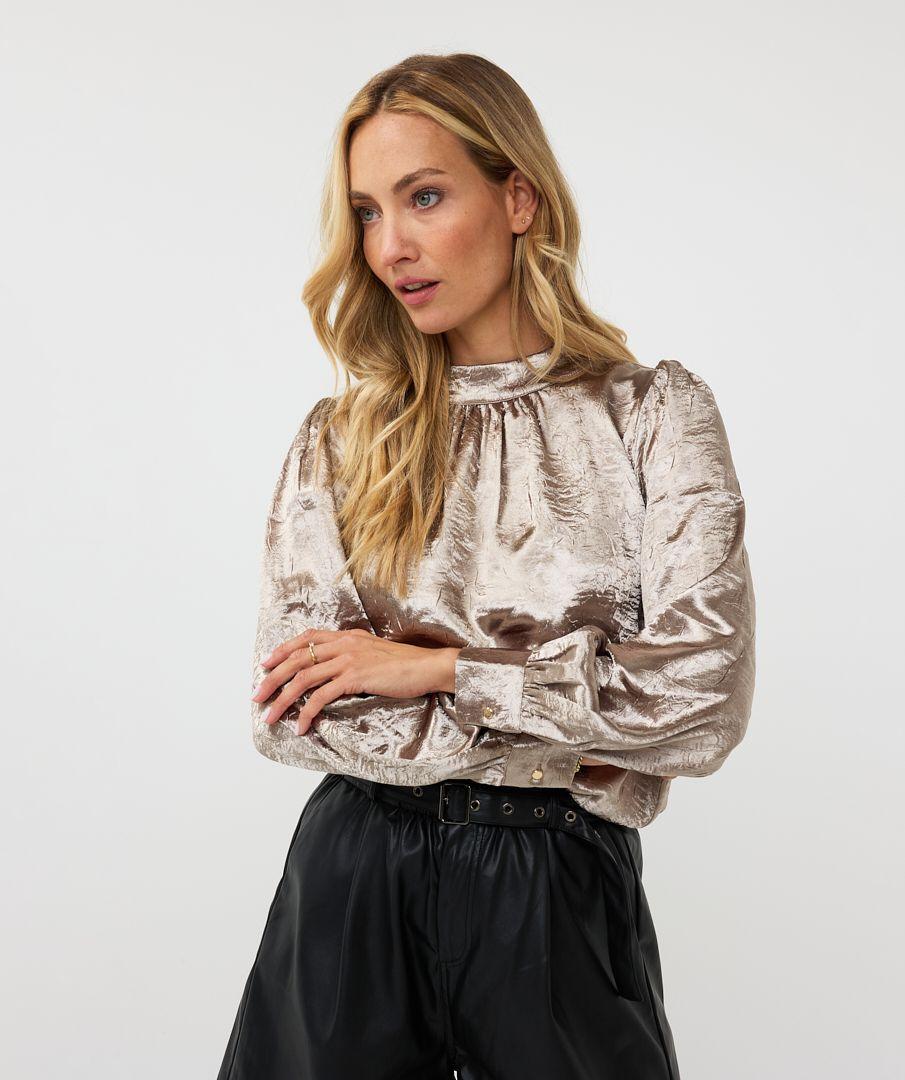 esqualo Blouse crushed satin