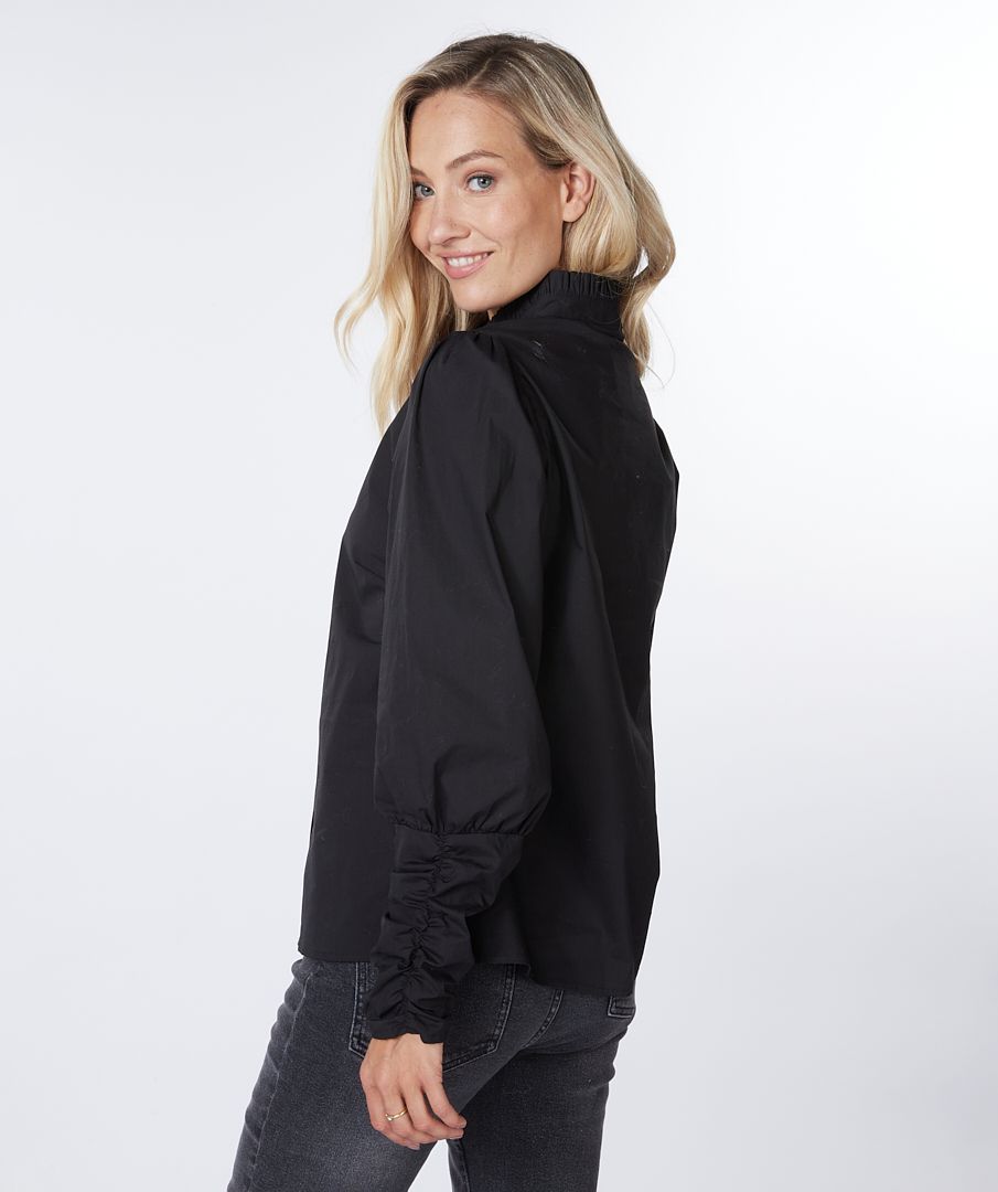 Esqualo Blouse Elasticated Slv Poplin