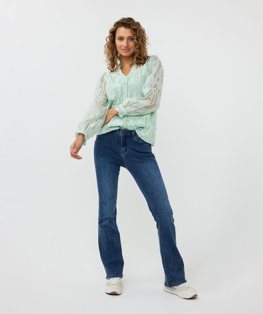 Esqualo Blouse Fancy Jacquard