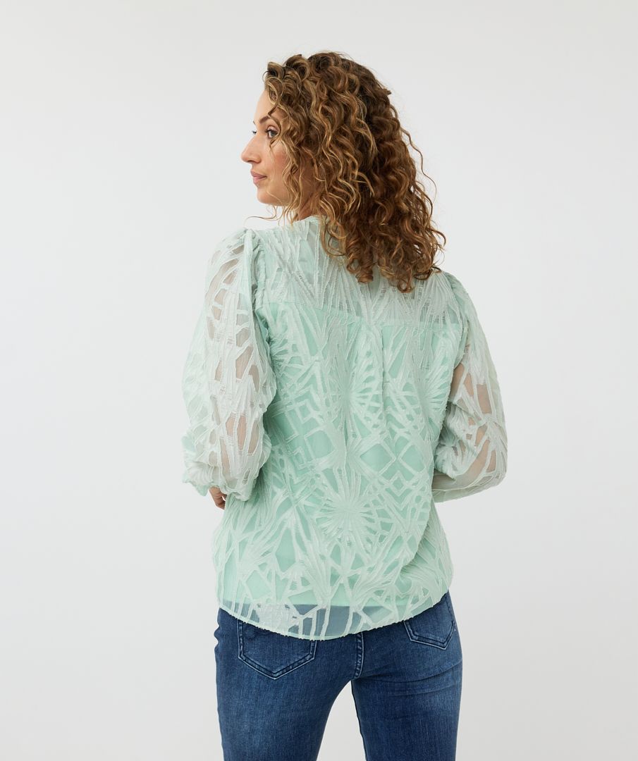 Esqualo Blouse Fancy Jacquard