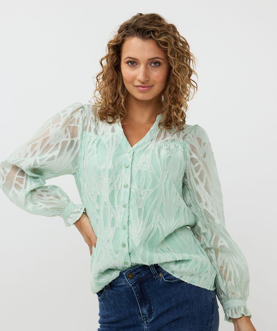 esqualo Blouse fancy jacquard