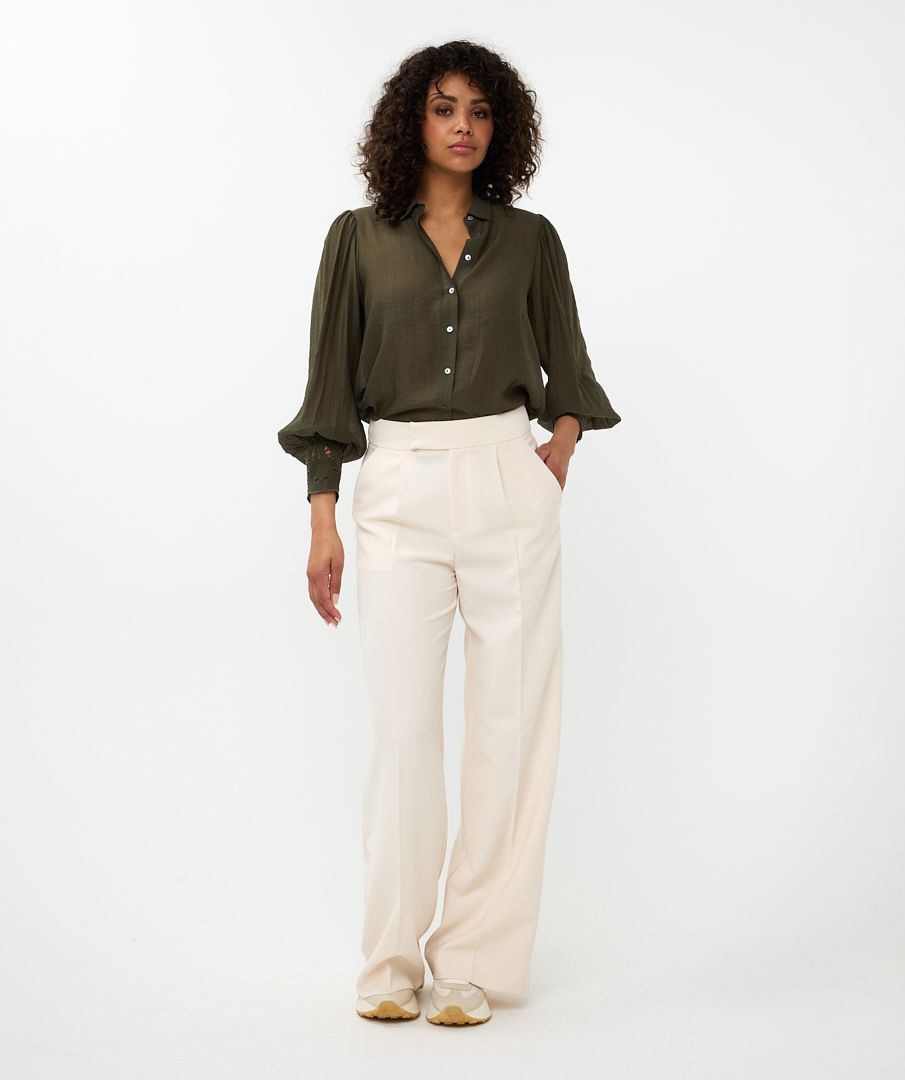 Esqualo Blouse Fancy Lace Cuff