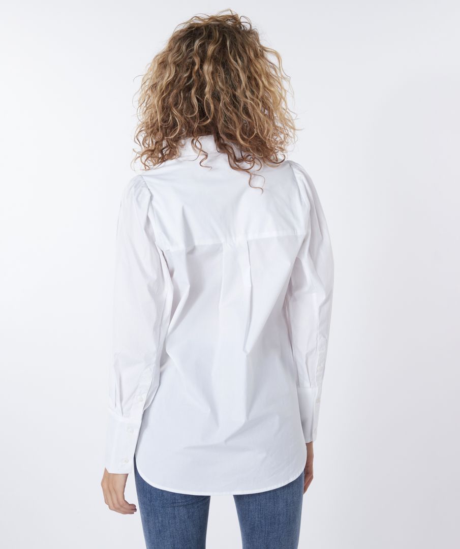 Esqualo Blouse Fine Gathering Poplin