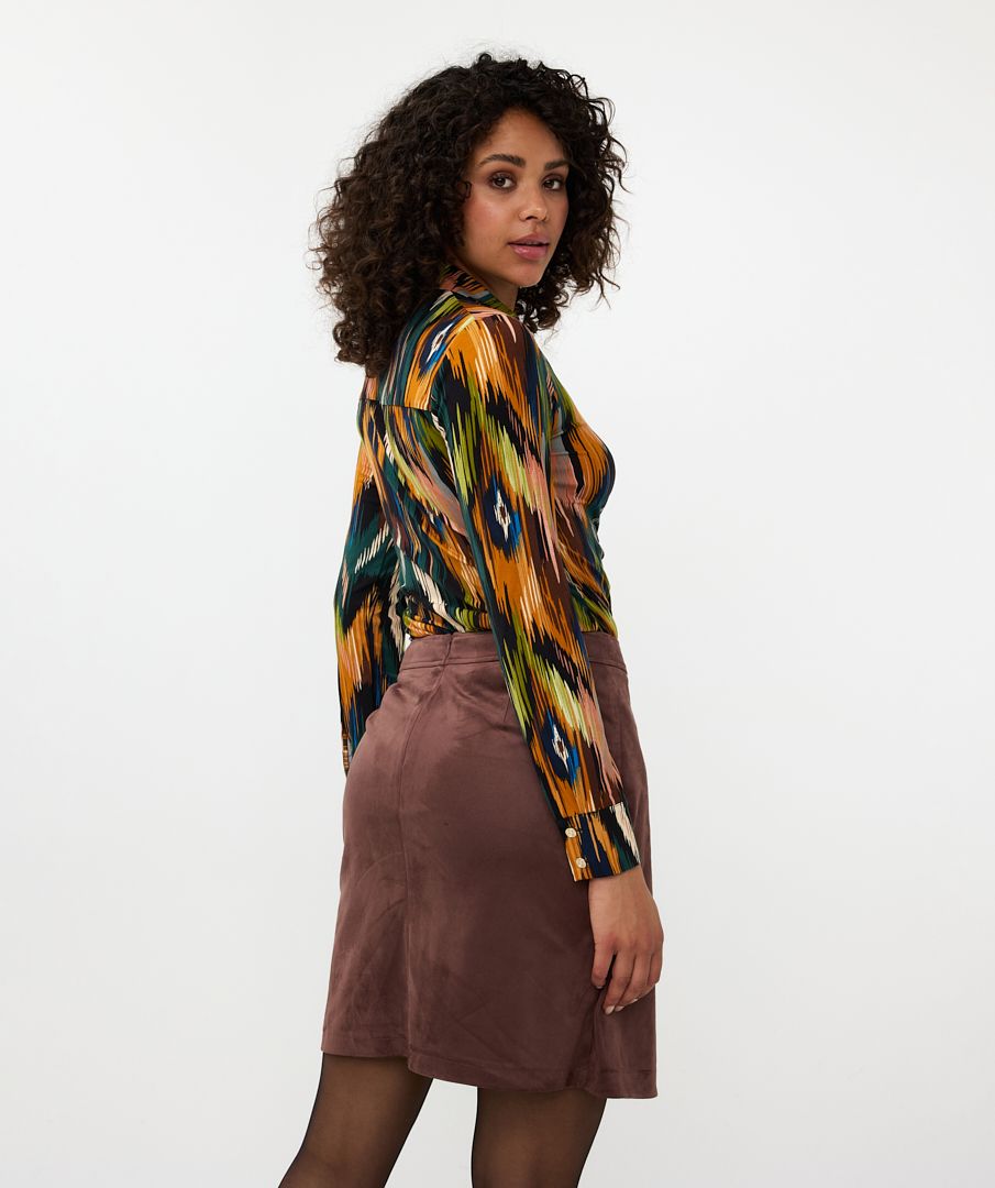 Esqualo Blouse Gathering Universe Lightning SJ