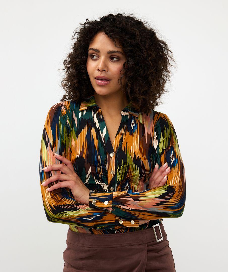 Esqualo Blouse Gathering Universe Lightning SJ