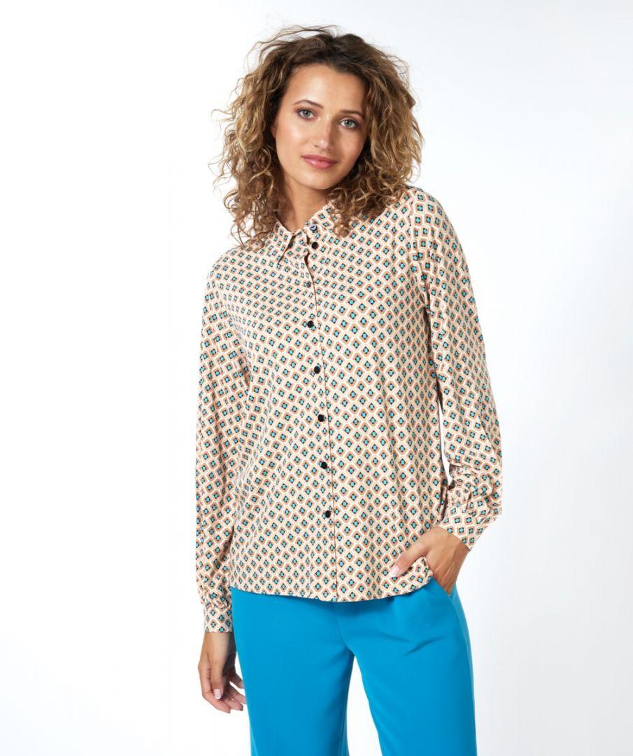 Esqualo Blouse Graphic Roots