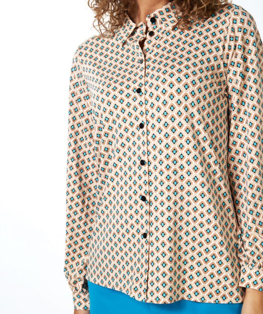 Esqualo Blouse Graphic Roots