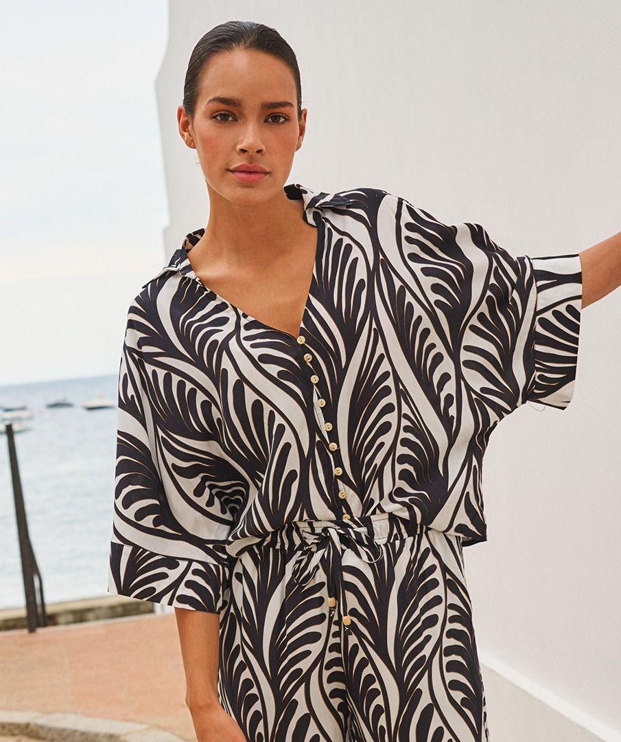 esqualo Blouse knot Summer vibes