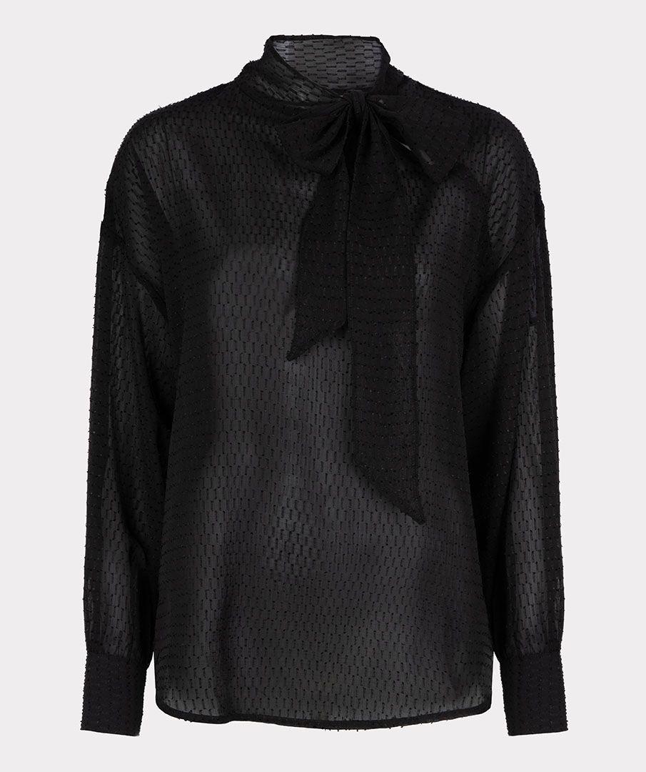 Esqualo Blouse Neck Bow