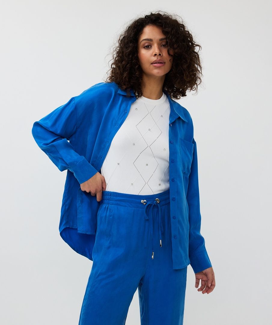 Esqualo Blouse Oversized Cupro