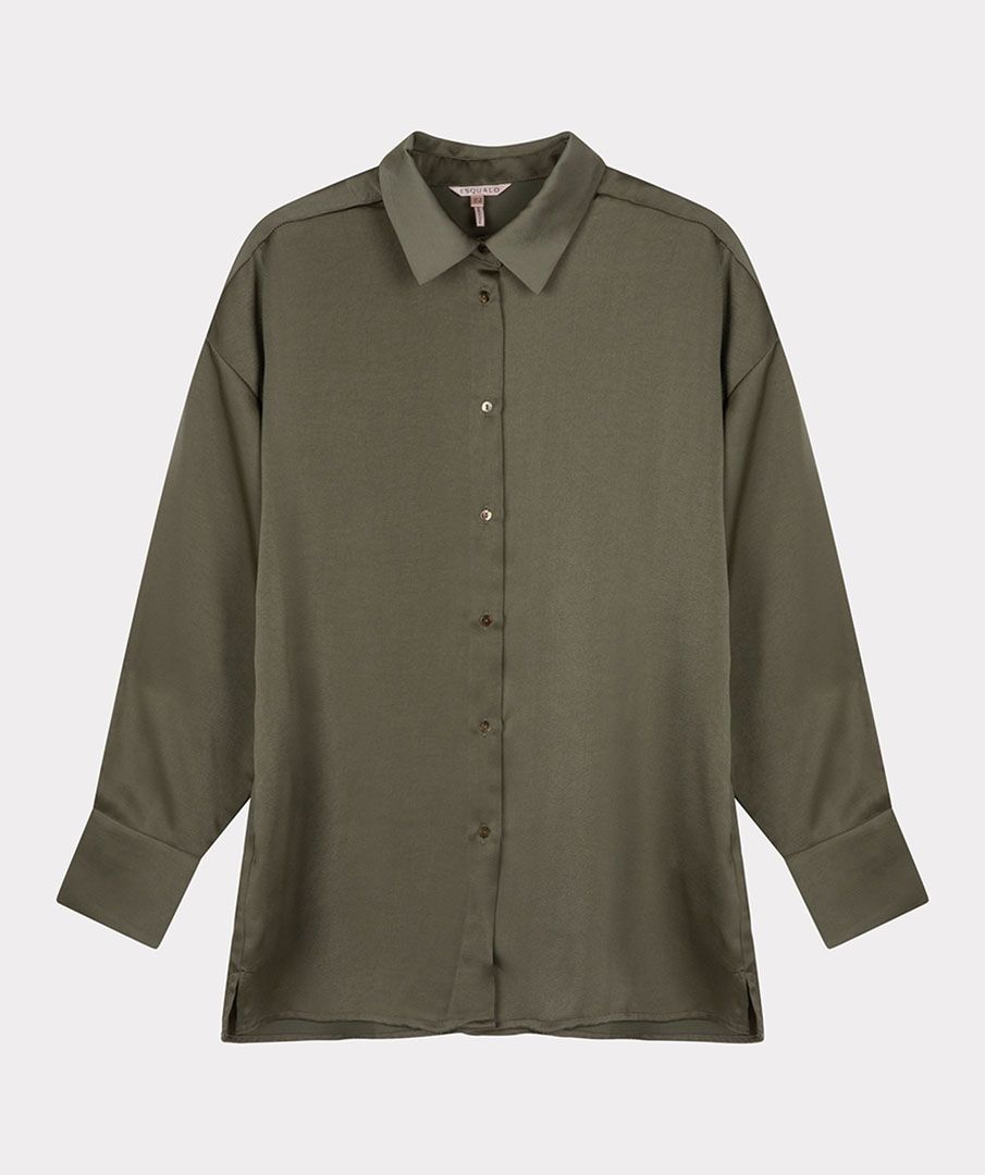 Esqualo Blouse Oversized Sateen