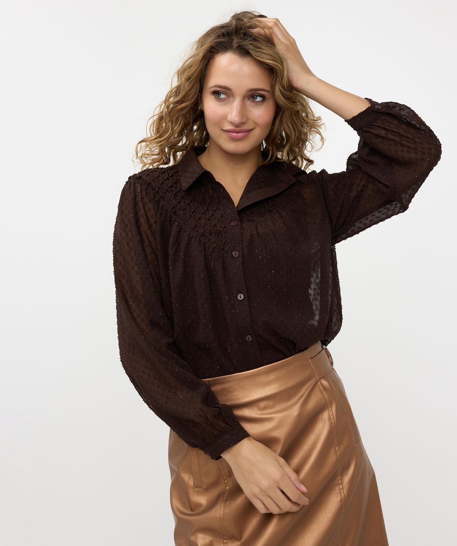 esqualo Blouse plumetis smock