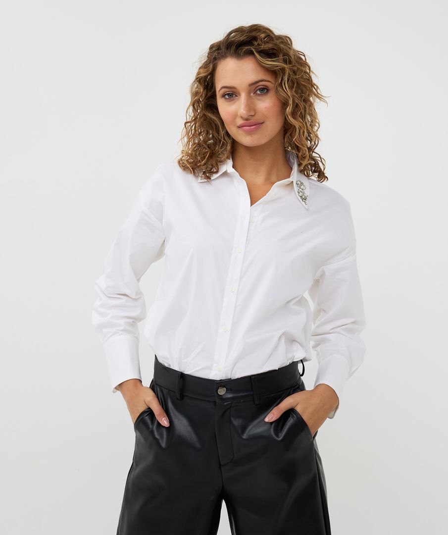 Esqualo Blouse Poplin Broche
