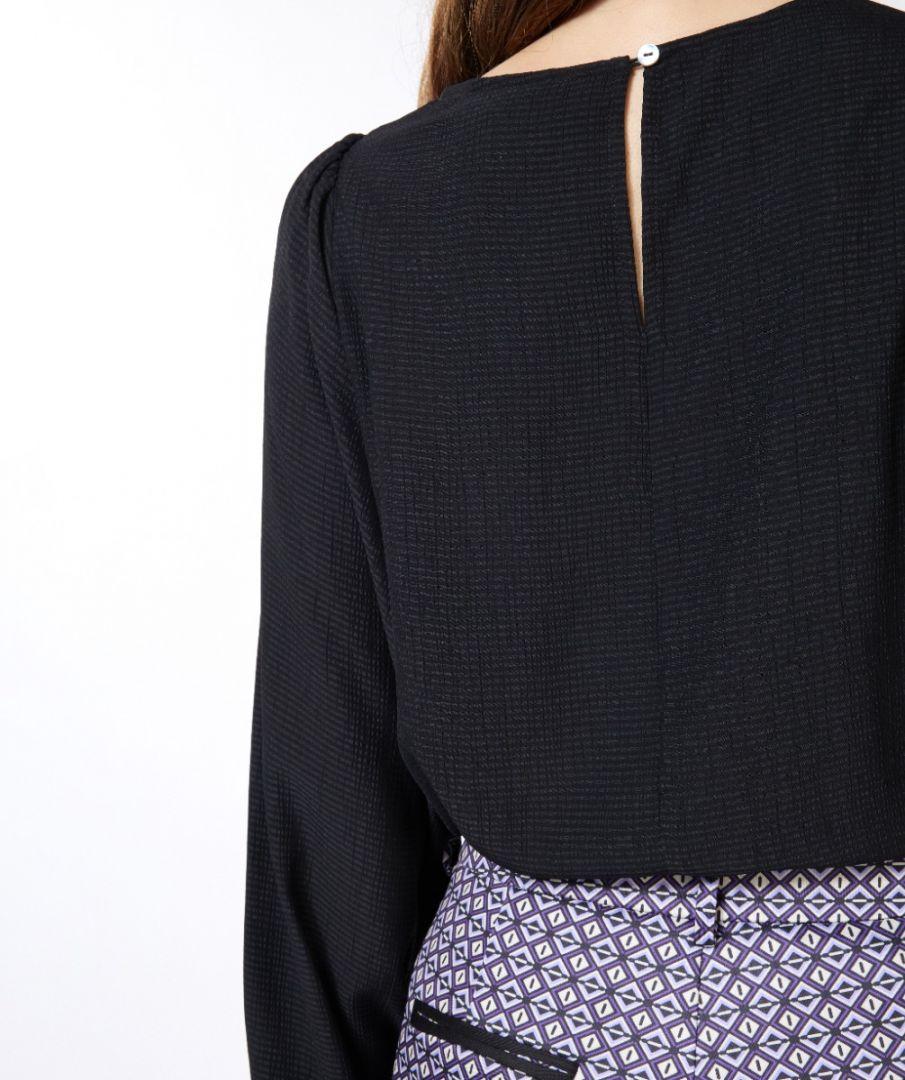 Esqualo Blouse R-neck Structure