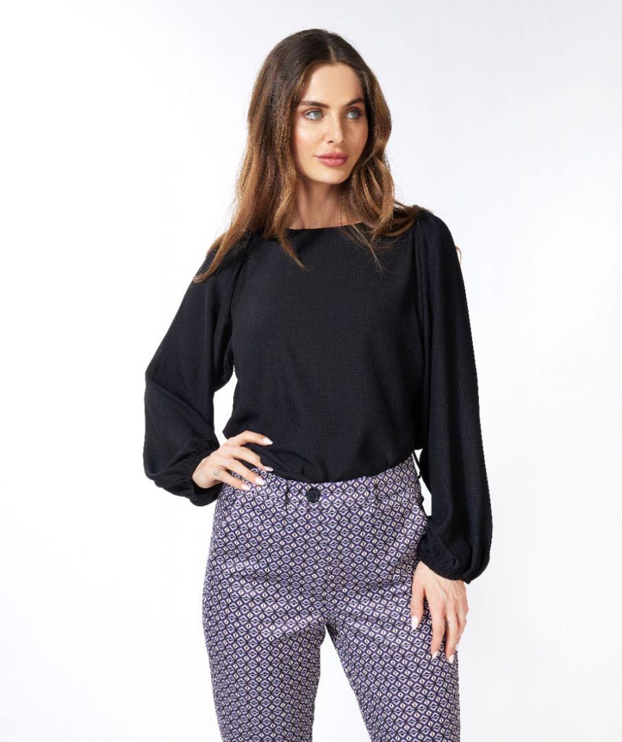esqualo Blouse R-neck structure