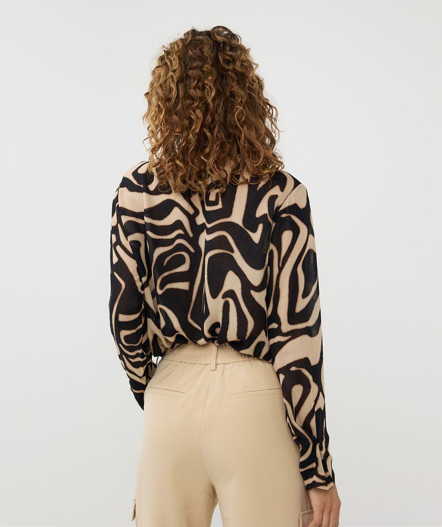 Esqualo Blouse Shawl Collar Harmony