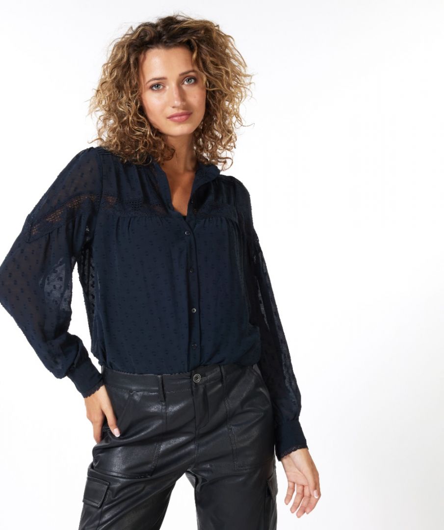 esqualo Blouse tapes plumetis