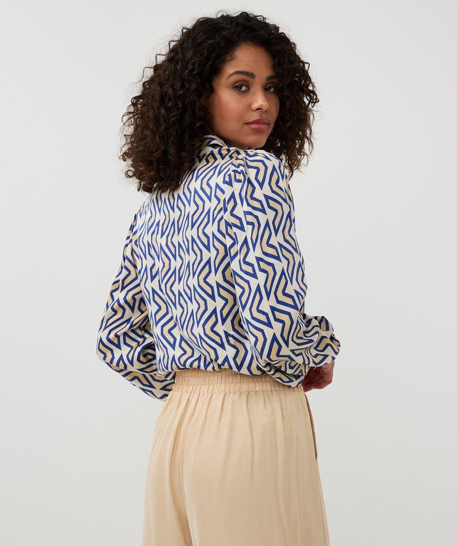 Esqualo Blouse Utopia Graphic