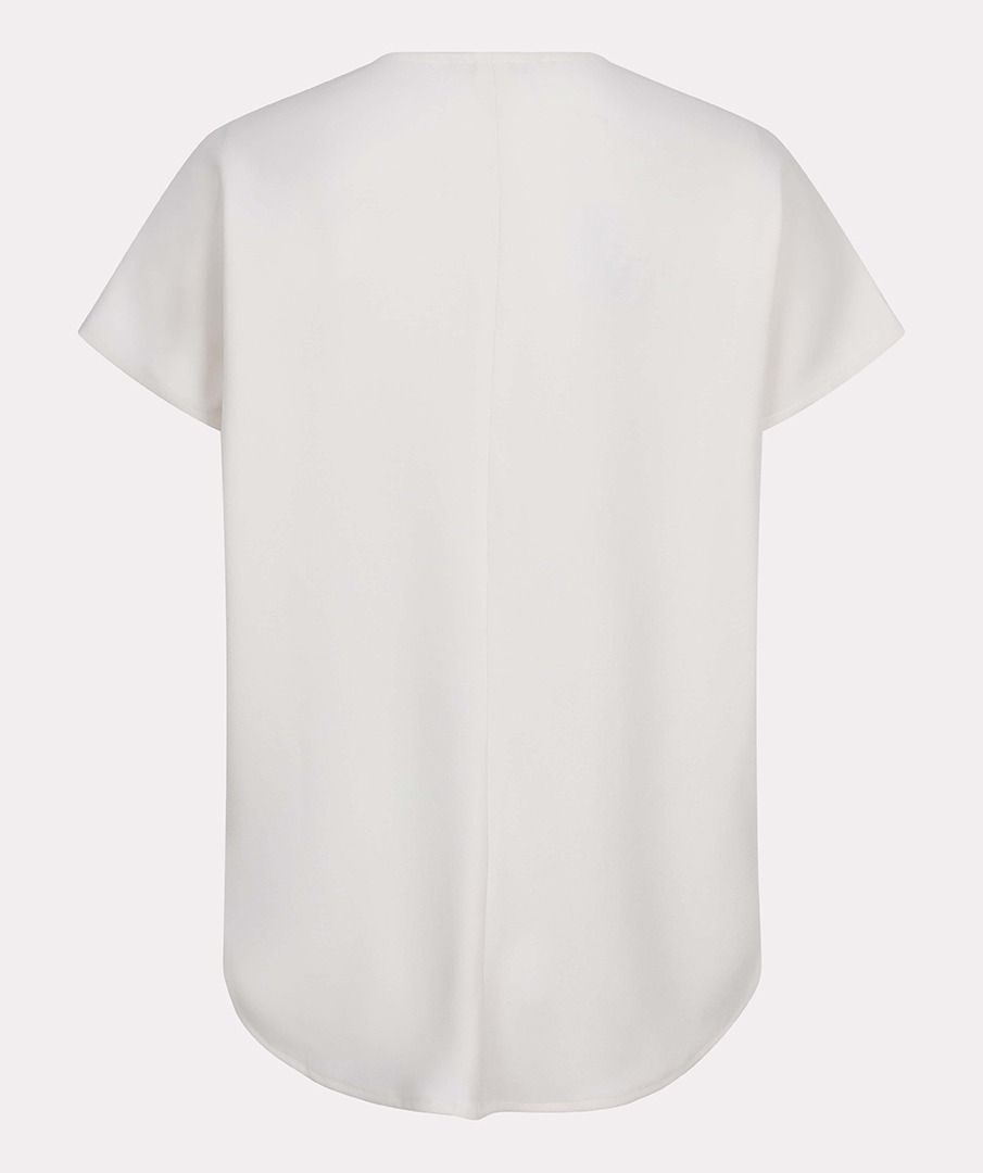 Esqualo Blouse V-neck Pleat