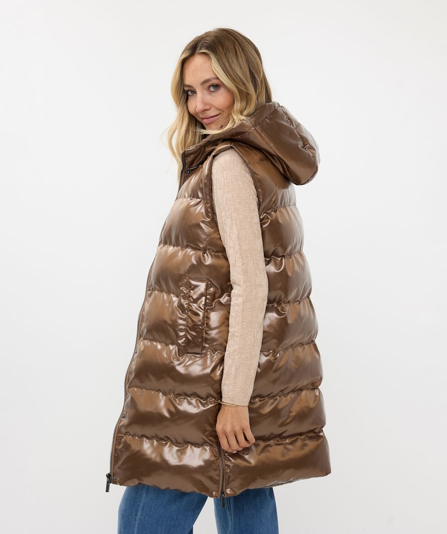 Esqualo Bodywarmer Long Hood