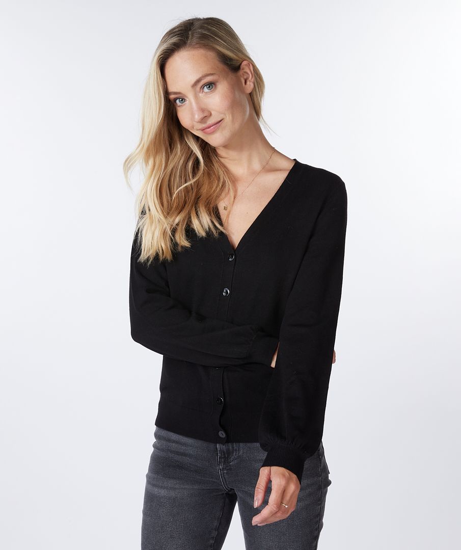esqualo Cardigan basic V-neck