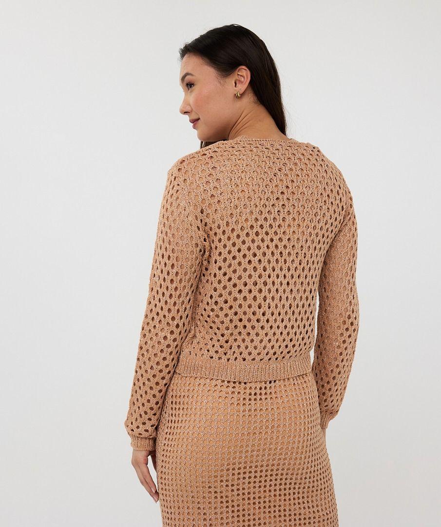 Esqualo Cardigan Button Lurex