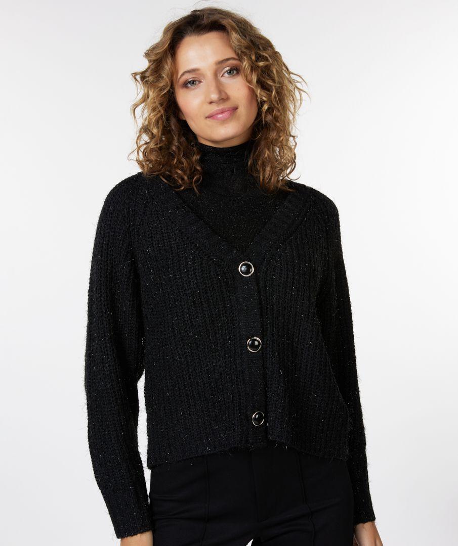 Esqualo Cardigan Cotton Lurex