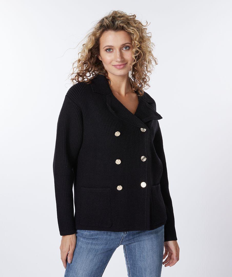 Esqualo Cardigan Double Breasted