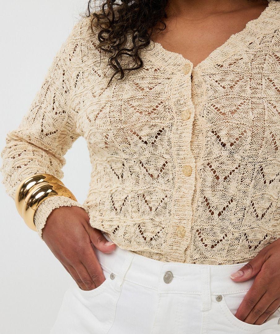 Esqualo Cardigan Fancy Knit